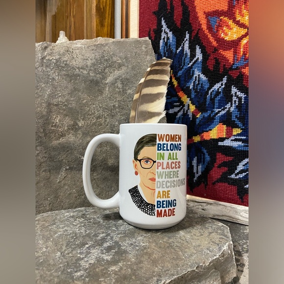 Justice Ruth Bader Ginsburg Feminist Mug - Picture 2 of 5